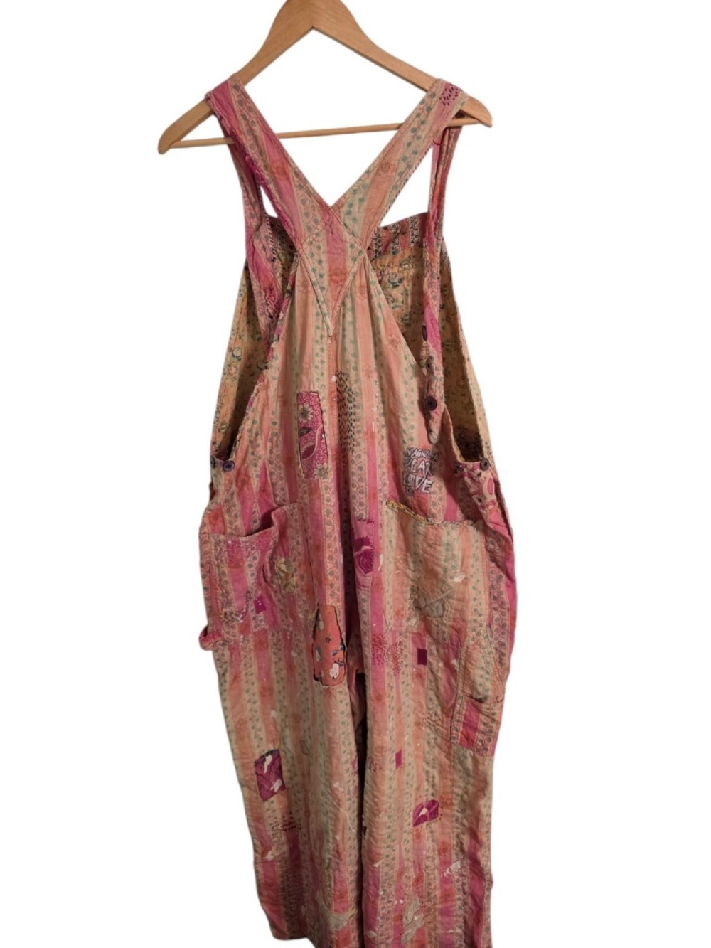 Magnolia Pearl Sunfaded Love Overalls One Size - Picture 5 of 14